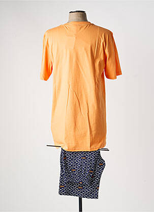 Pyjama col v orange RINGELLA homme