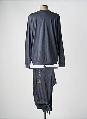 Pyjama col rond gris MASSANA homme