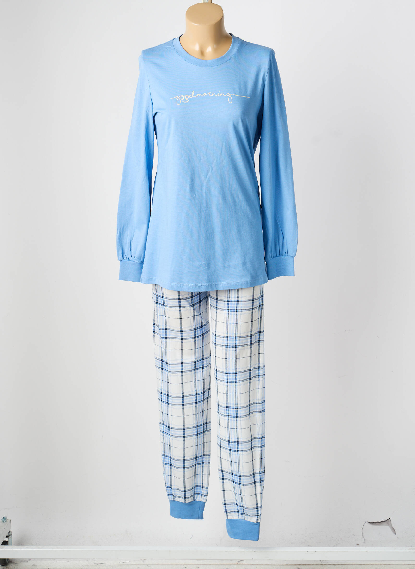 Pyjama tissage jersey bleu RINGELLA femme
