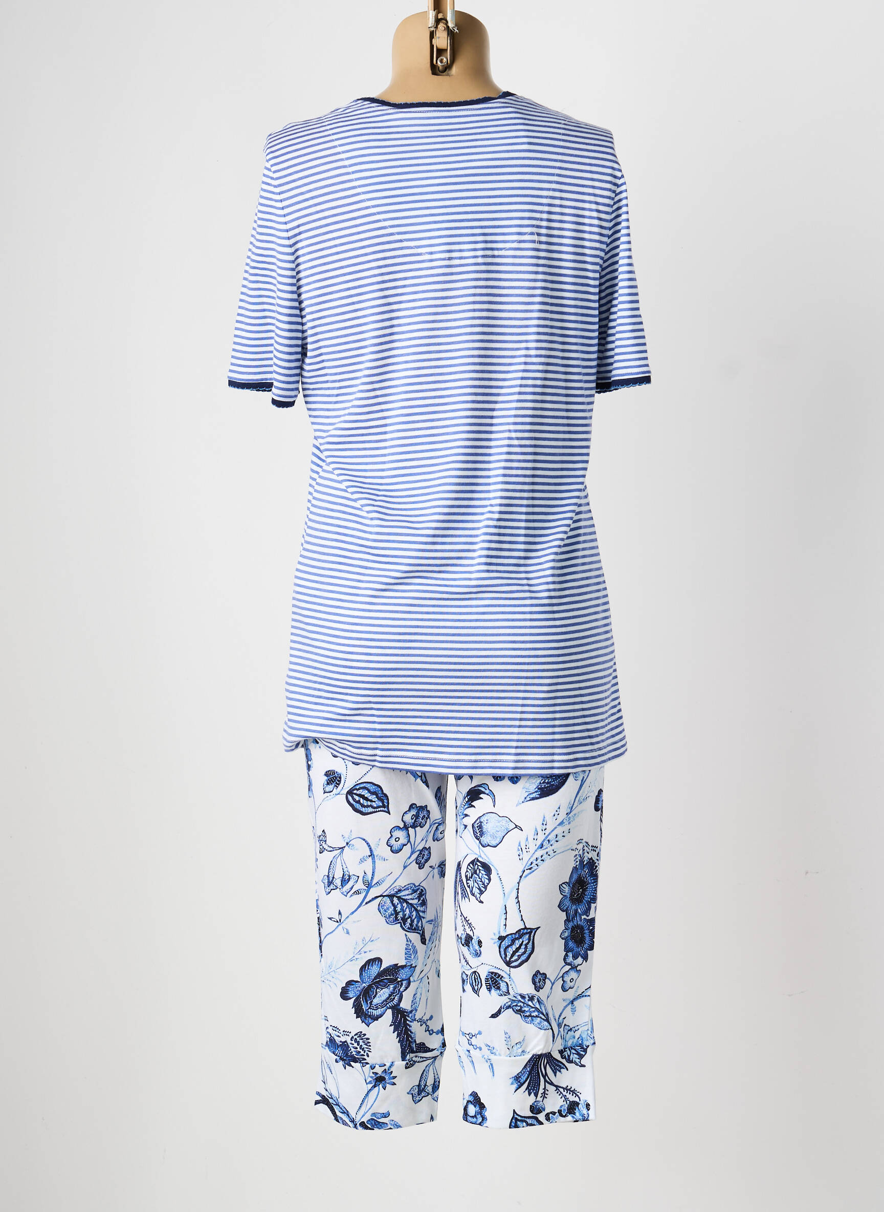 Pyjama tissage jersey bleu RINGELLA femme