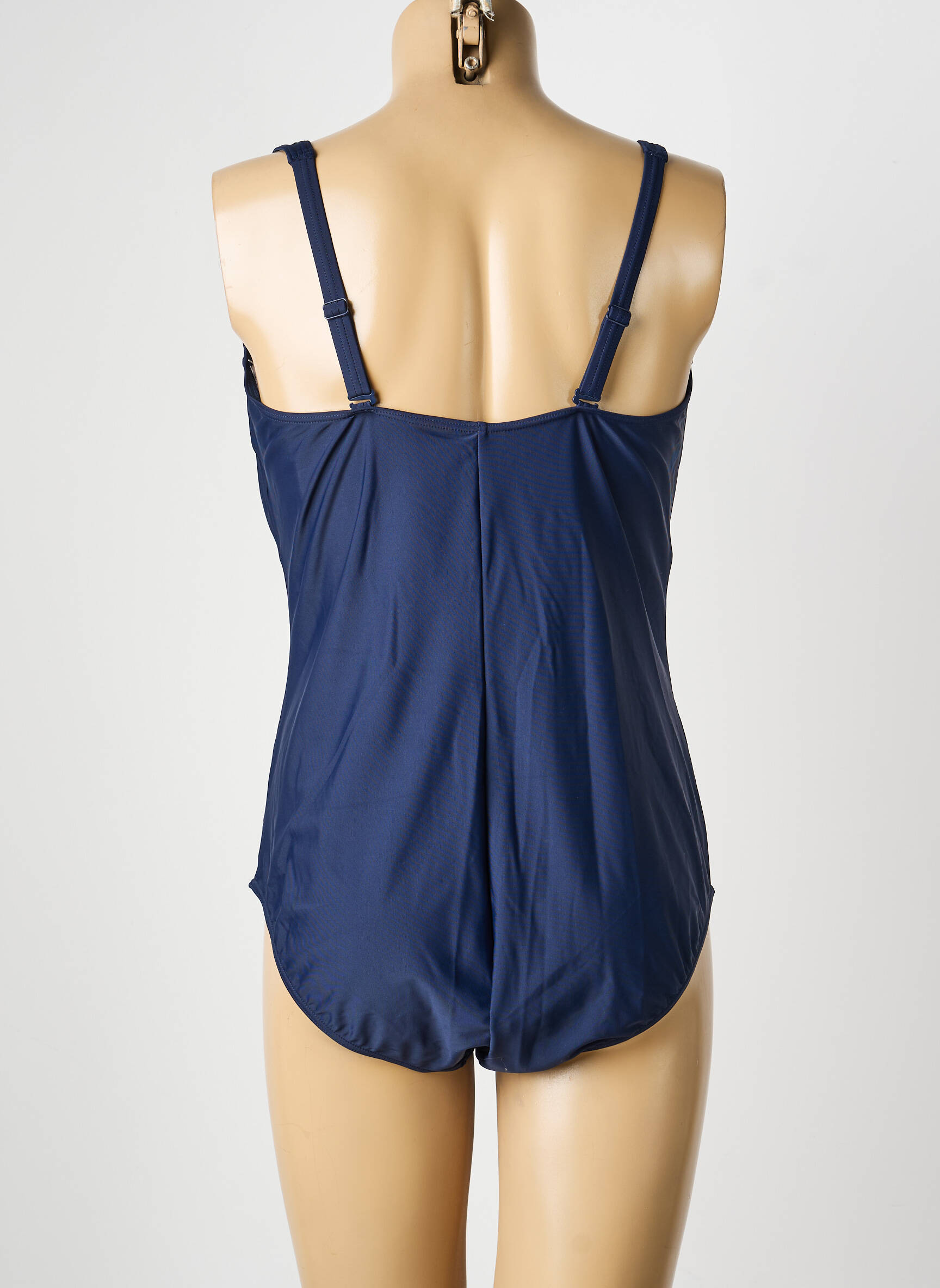 Maillot de bain 1 pièce stretch bleu SUNMARIN femme