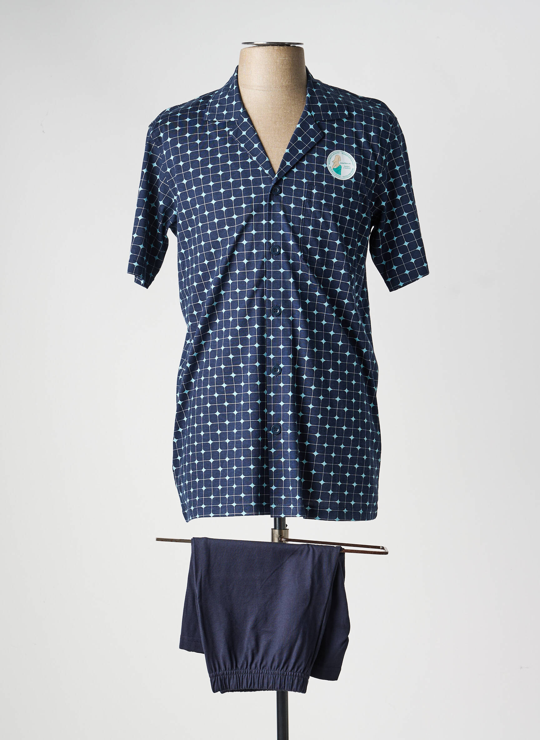 Pyjama imprimé fantaisie bleu RINGELLA homme