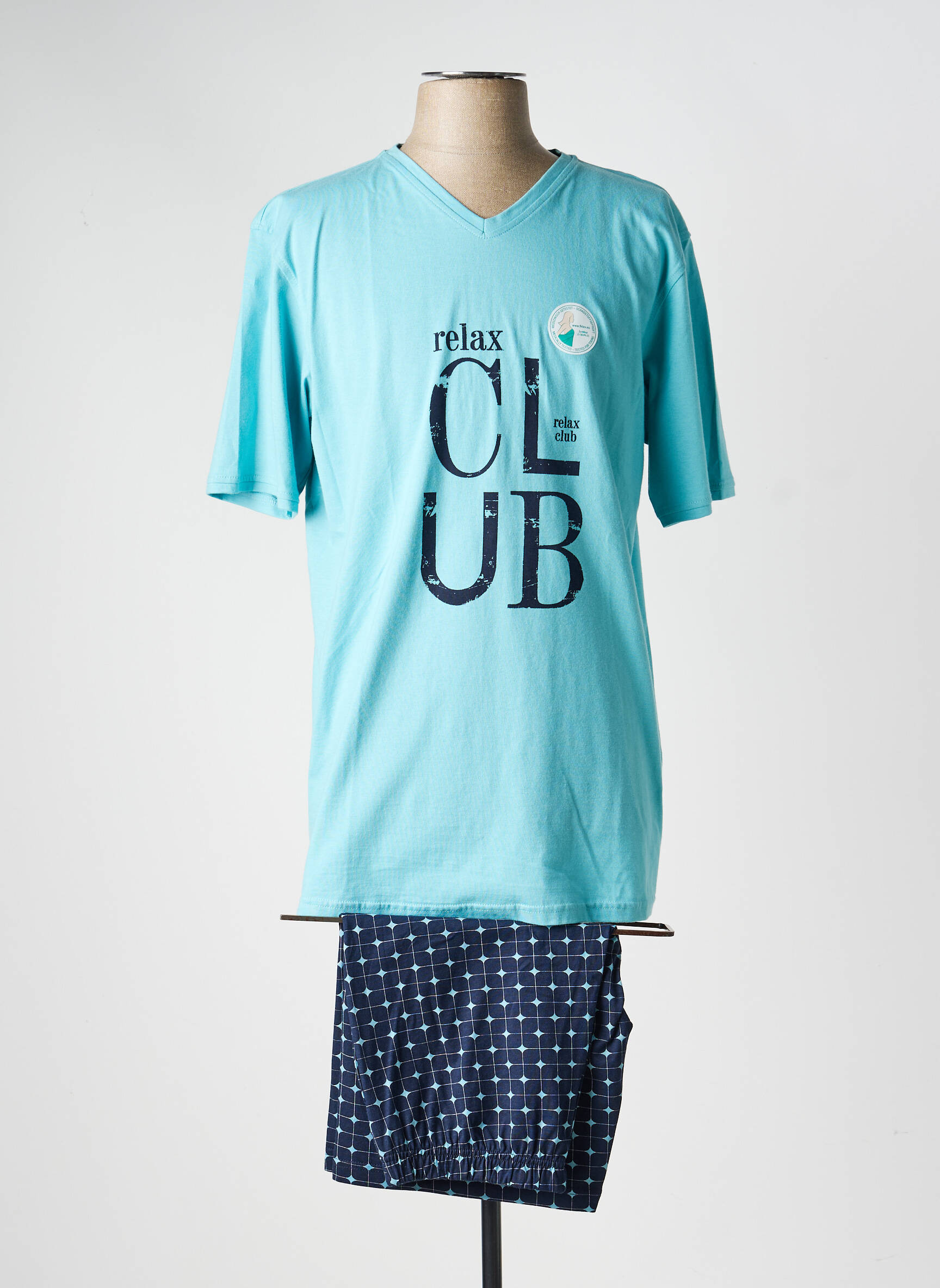 Pyjama imprimé fantaisie bleu RINGELLA homme
