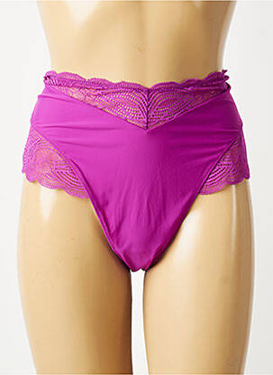 Culotte haute stretch violet TRIUMPH femme