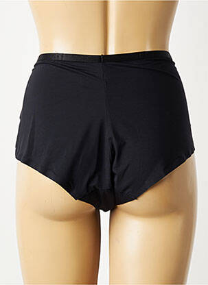 Culotte haute tissage satiné noir TRIUMPH femme