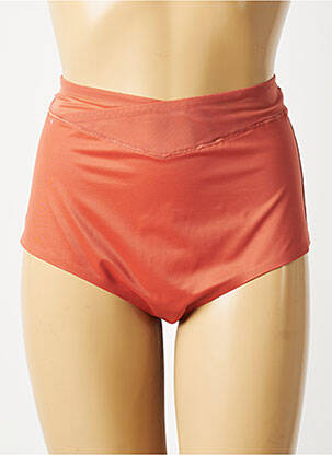 Culotte haute tissage satiné orange TRIUMPH femme