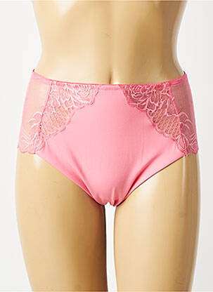 Culotte haute tissage satiné rose TRIUMPH femme