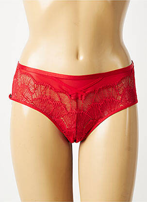Culotte tissage dentelle rouge TRIUMPH femme