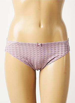 Culotte tissage satiné violet PRIMADONNA femme