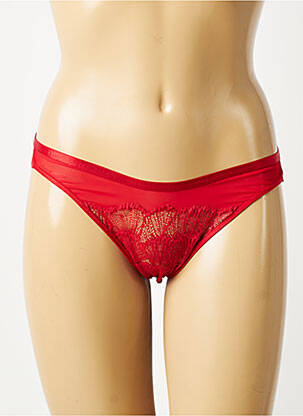 Tanga stretch rouge TRIUMPH femme