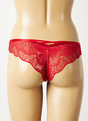 Tanga stretch rouge TRIUMPH femme