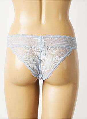Tanga stretch bleu TRIUMPH femme