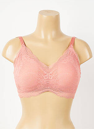 Soutien-gorge sans armature haut soutien-gorge push-up rose TRIUMPH femme