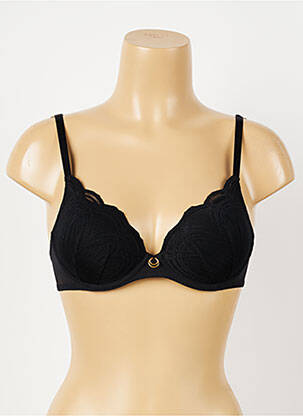 Soutien-gorge tissage dentelle haut soutien-gorge emboitant noir MARIE JO femme