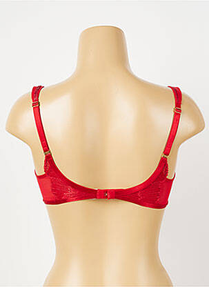 Soutien-gorge tissage dentelle haut soutien-gorge emboitant rouge TRIUMPH femme