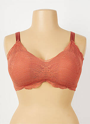 Soutien-gorge sans armature haut soutien-gorge moulé orange TRIUMPH femme