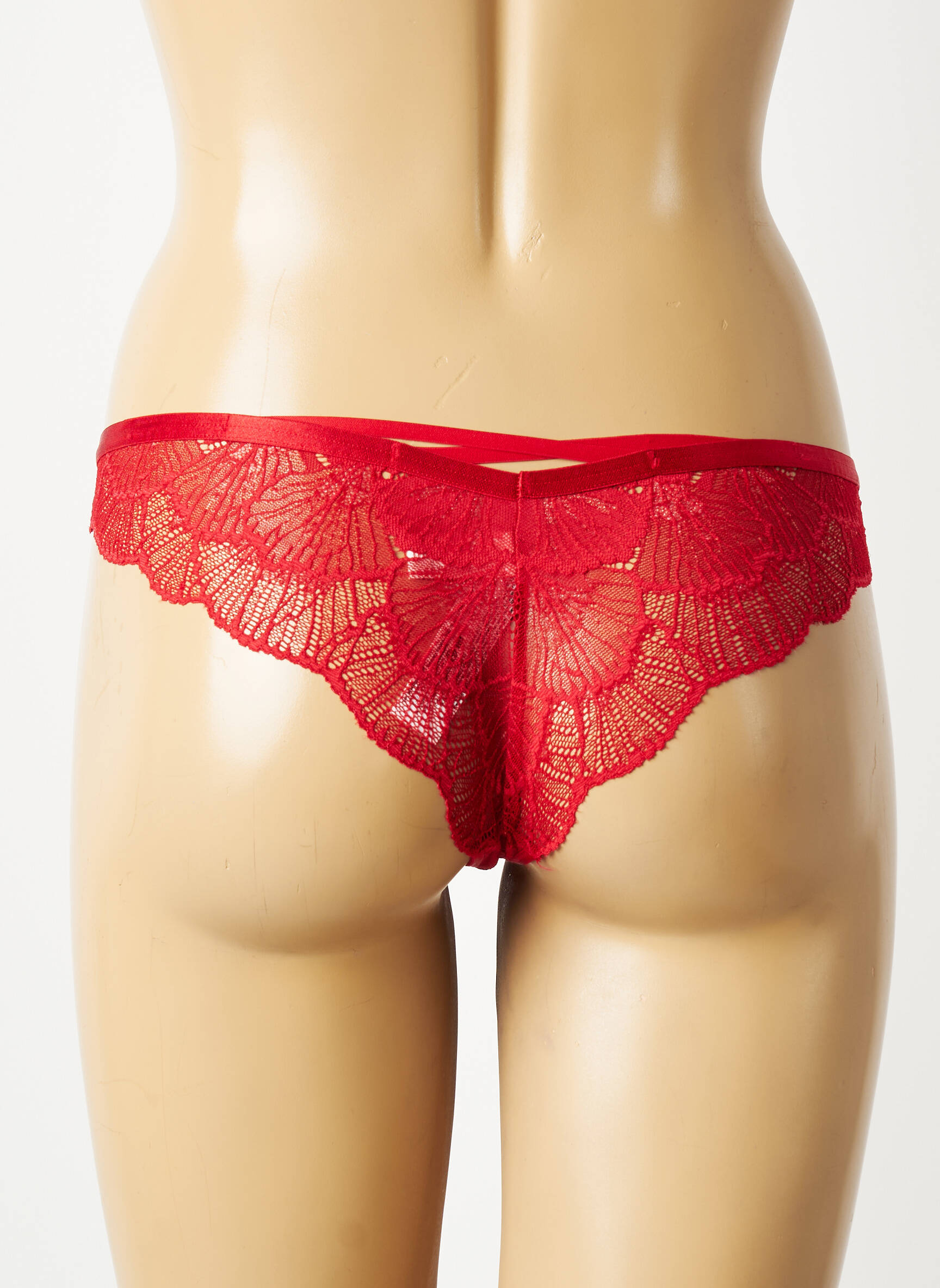Tanga stretch rouge TRIUMPH femme