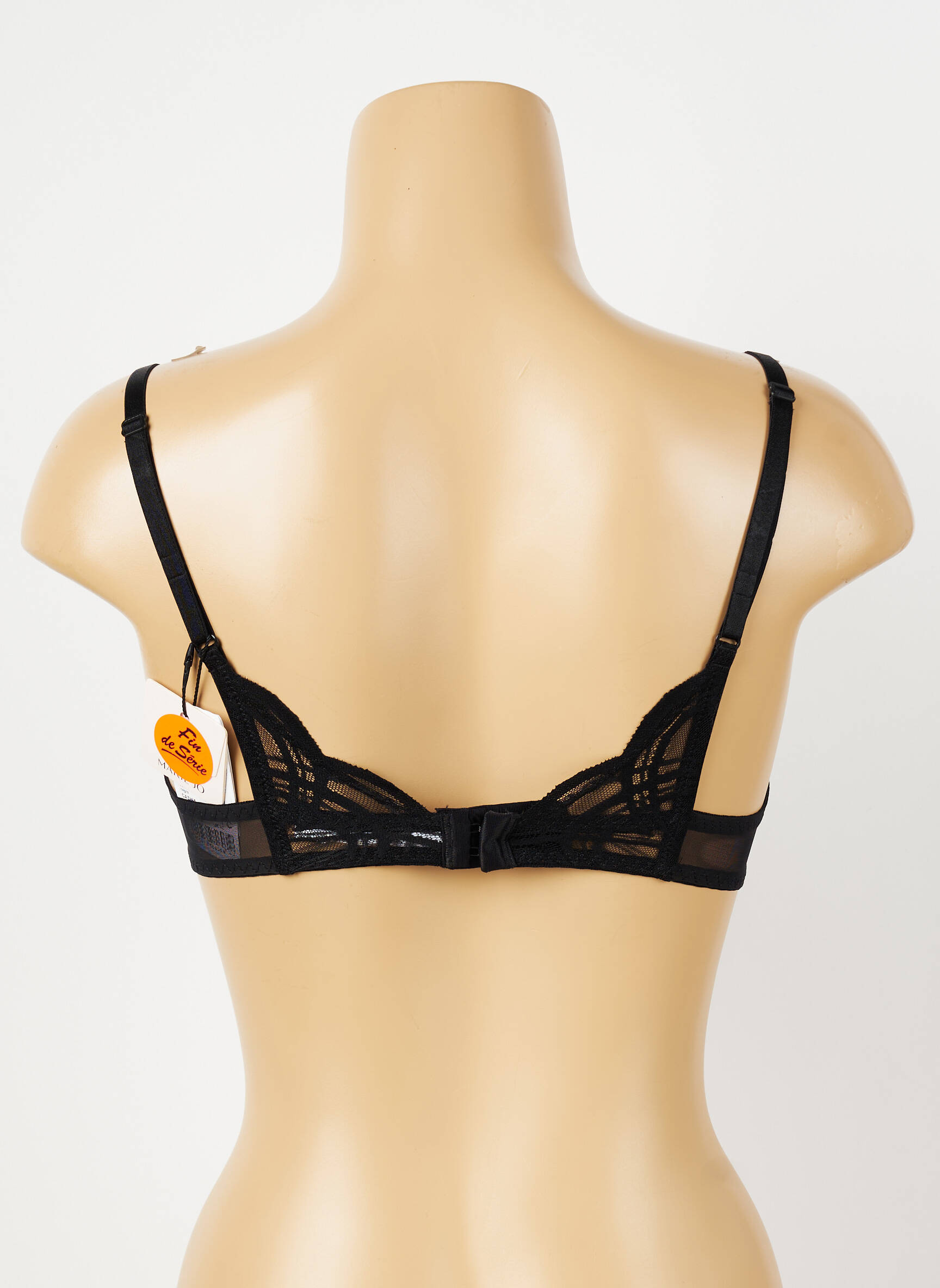 Soutien-gorge tissage dentelle haut soutien-gorge emboitant noir MARIE JO femme