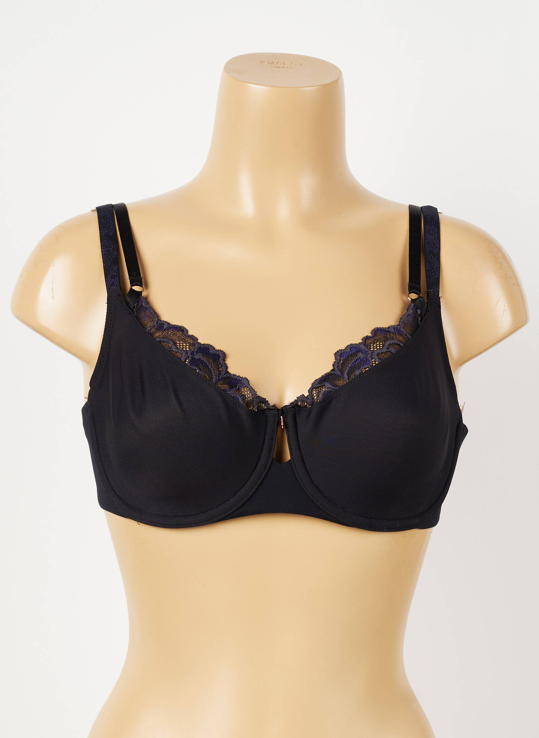 Soutien-gorge effet matière satinée haut soutien-gorge emboitant noir FLORALE BY TRIUMPH femme