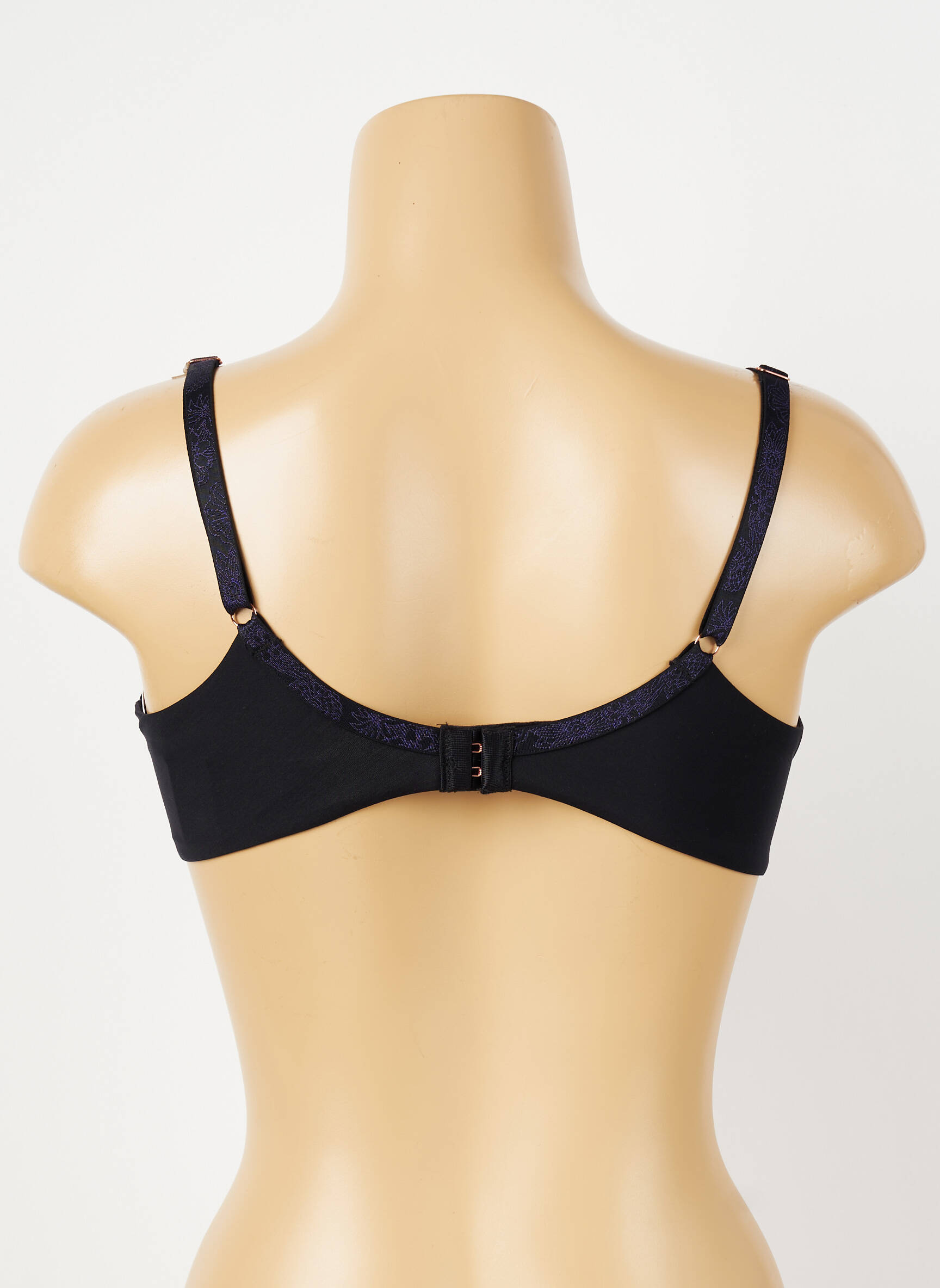 Soutien-gorge effet matière satinée haut soutien-gorge emboitant noir FLORALE BY TRIUMPH femme