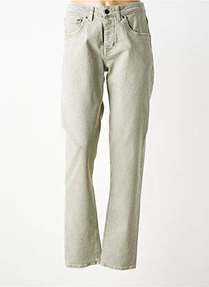 Jeans coupe slim stretch taille normale vert ELORA femme