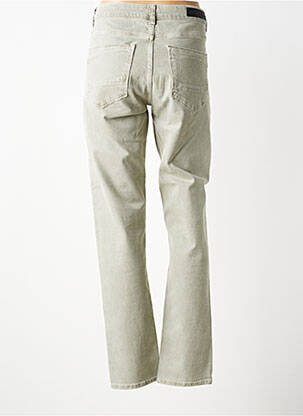 Jeans coupe slim stretch taille normale vert ELORA femme