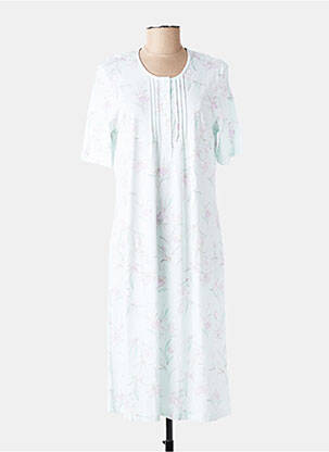 Chemise de nuit imprimé fleurs vert RINGELLA femme