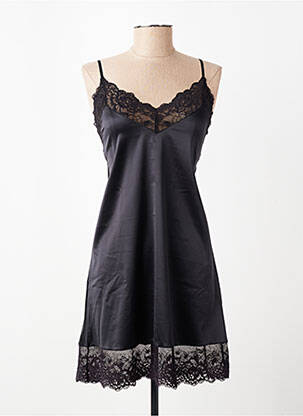 Nuisette/combinette stretch noir JANIRA femme