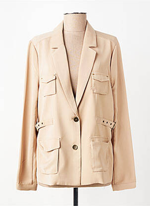 Blazer poches beige ELORA femme