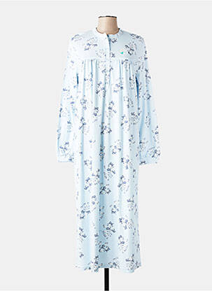 Chemise de nuit imprimé fleurs bleu RINGELLA femme
