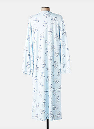 Chemise de nuit imprimé fleurs bleu RINGELLA femme