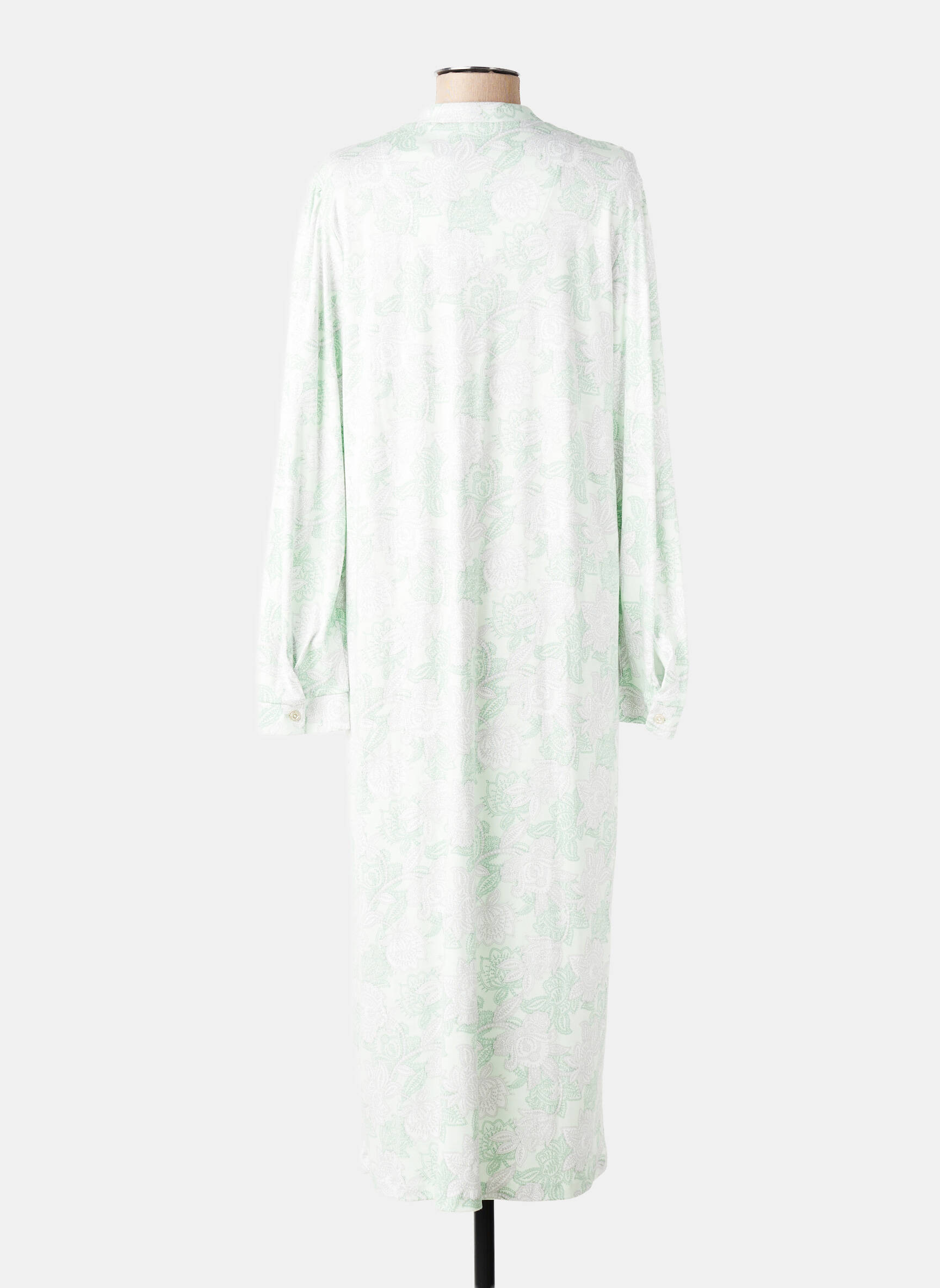 Chemise de nuit imprimé fleurs vert RINGELLA femme