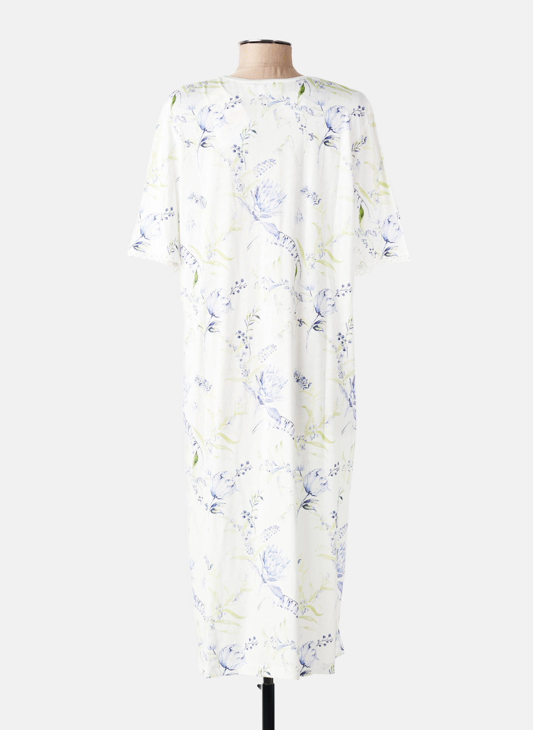 Chemise de nuit imprimé fleurs violet RINGELLA femme