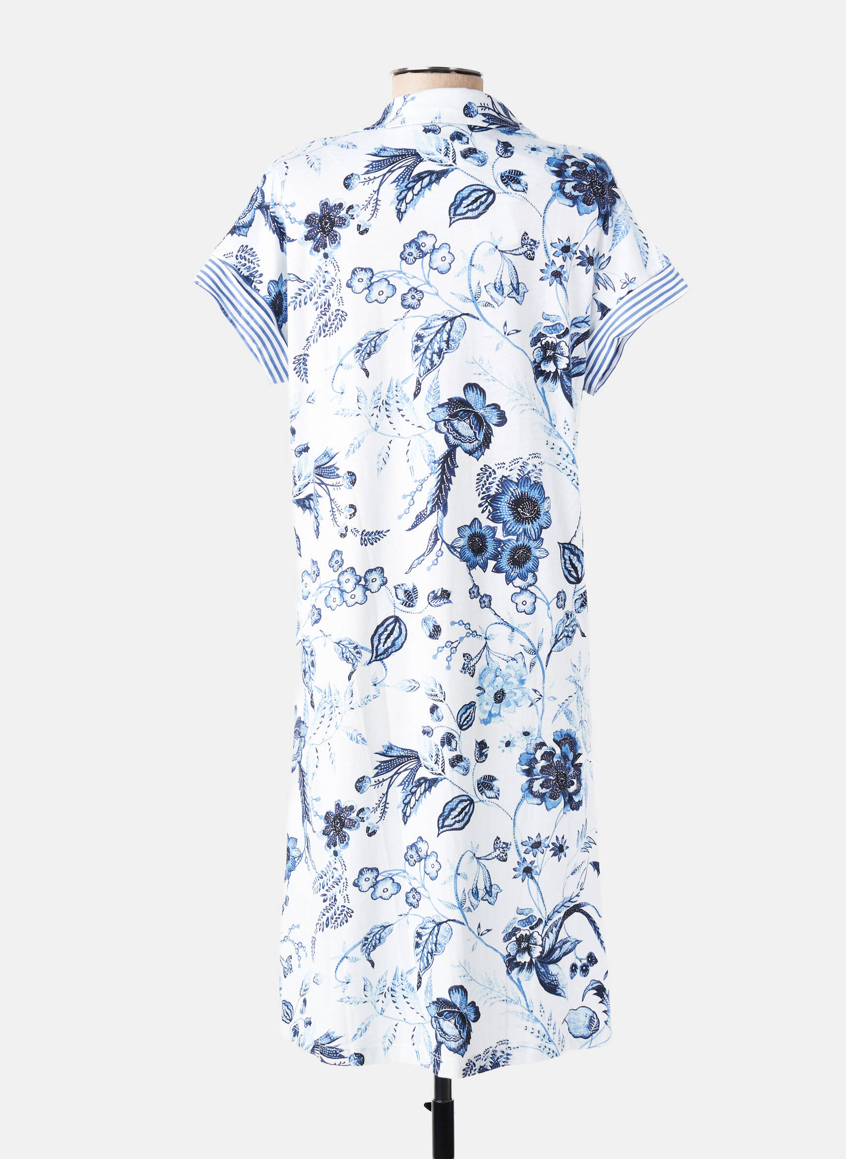 Chemise de nuit imprimé fleurs bleu RINGELLA femme