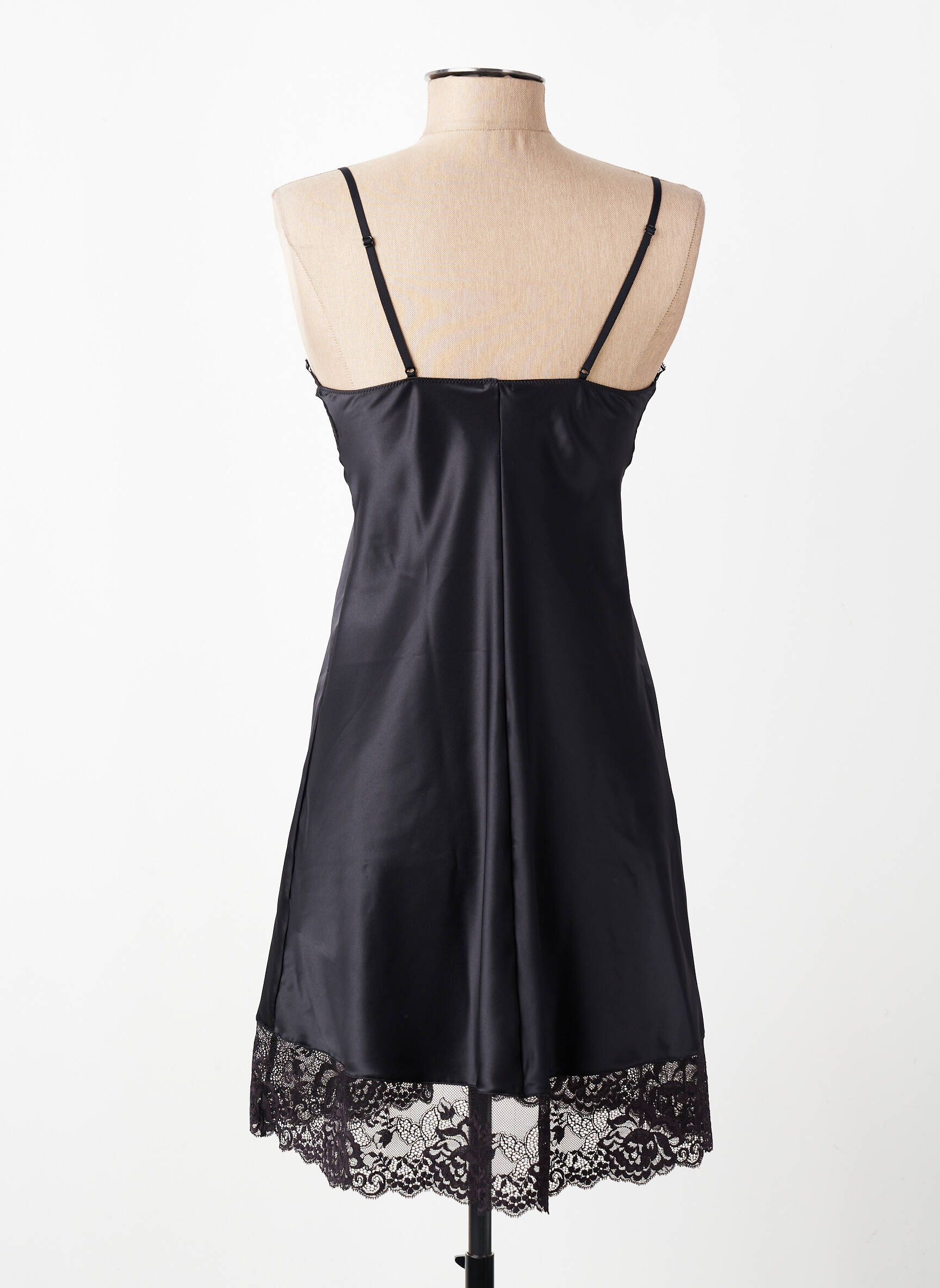 Nuisette/combinette stretch noir JANIRA femme