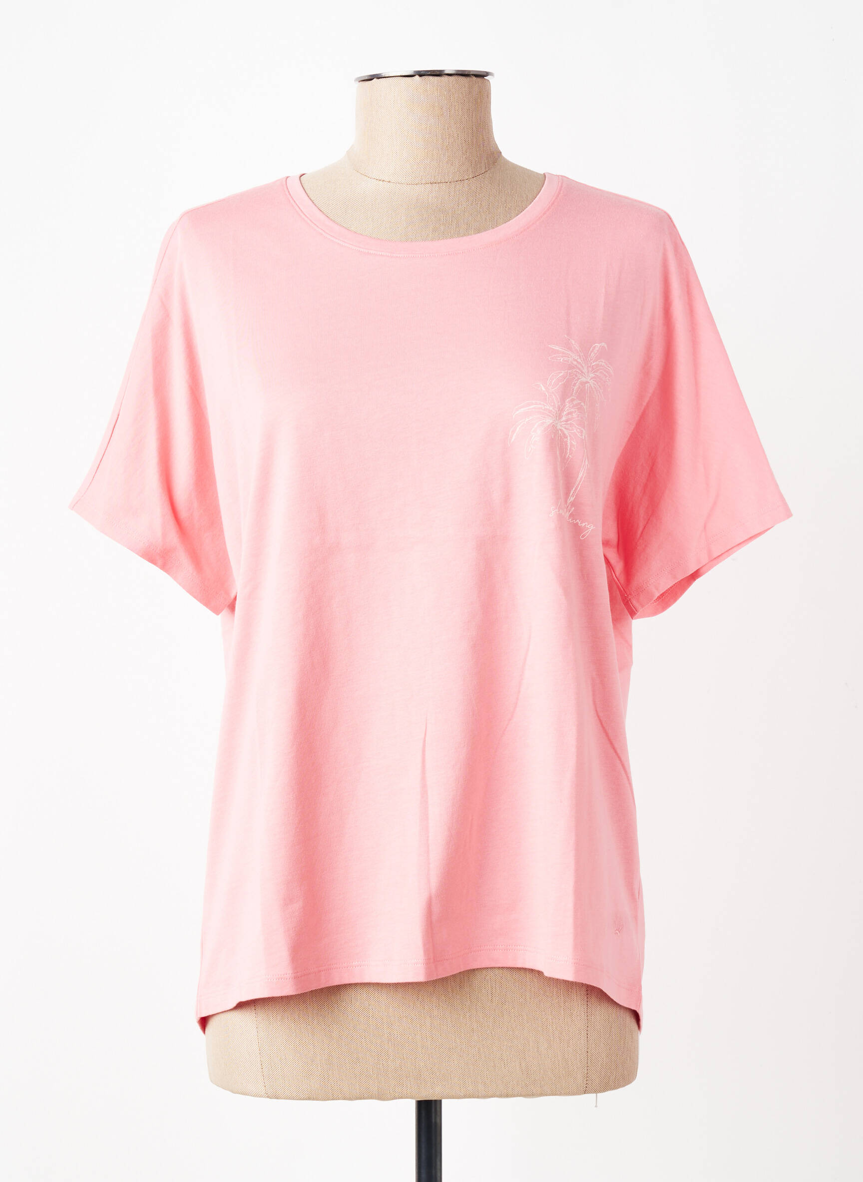 Pyjama manches courtes rose TRIUMPH femme
