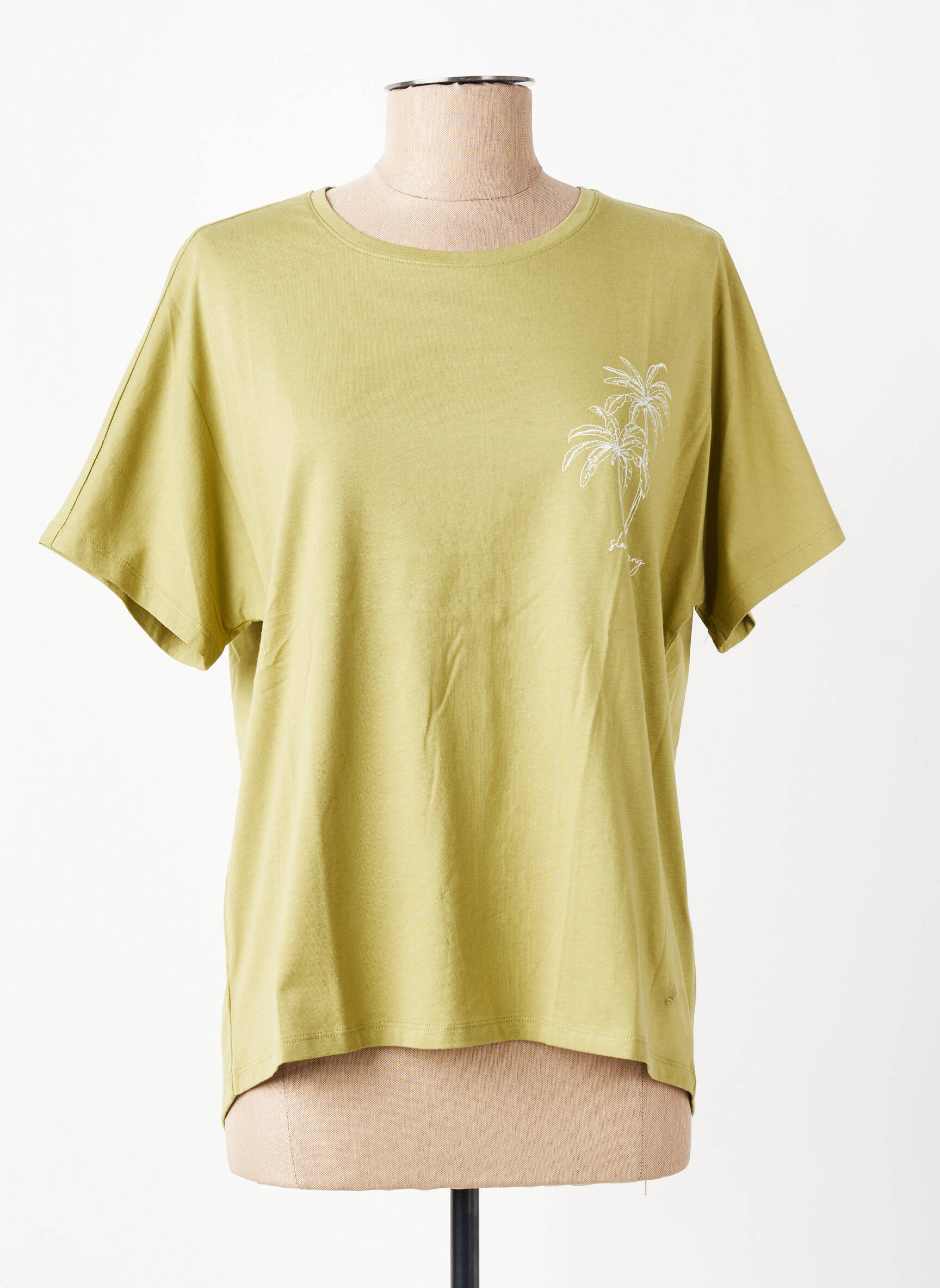 Pyjama manches courtes vert TRIUMPH femme