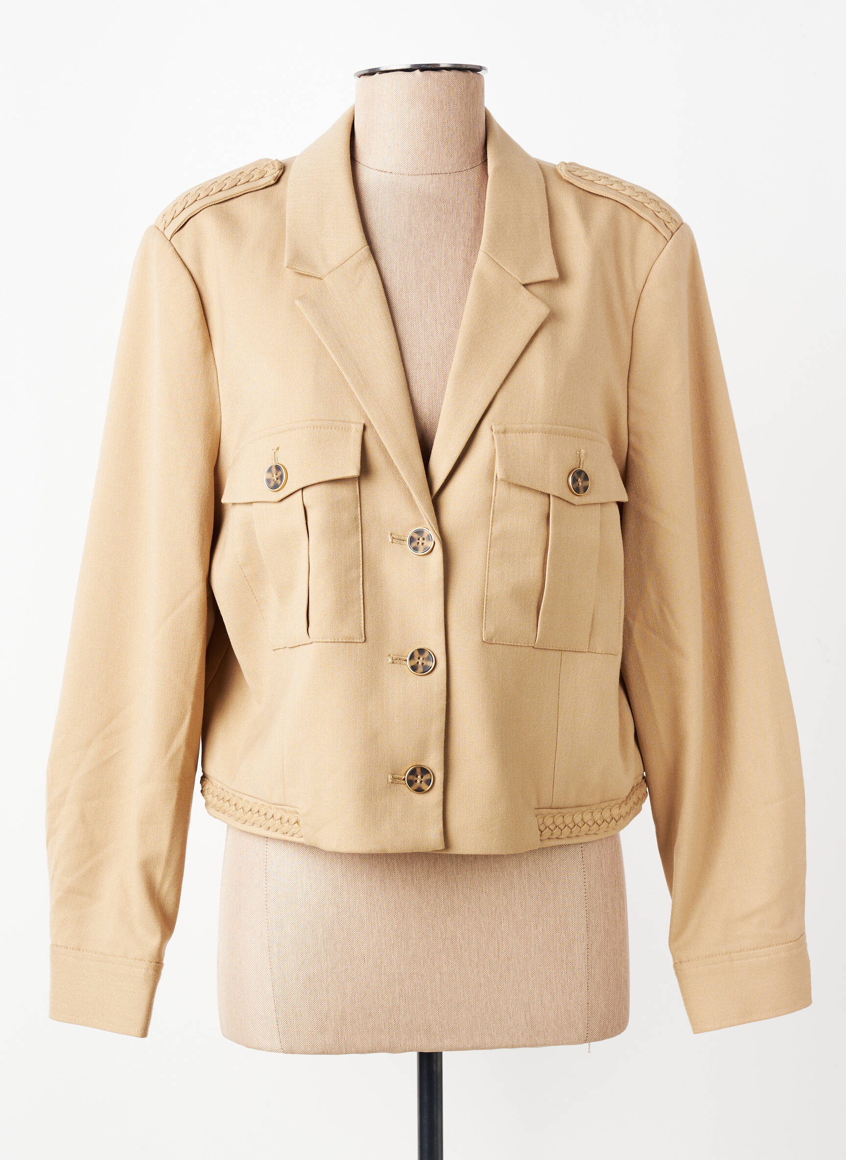 Blazer poches beige ELORA femme