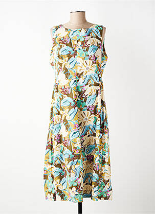 Robe mi-longue sans manche sans manche bleu SWEET MISS femme