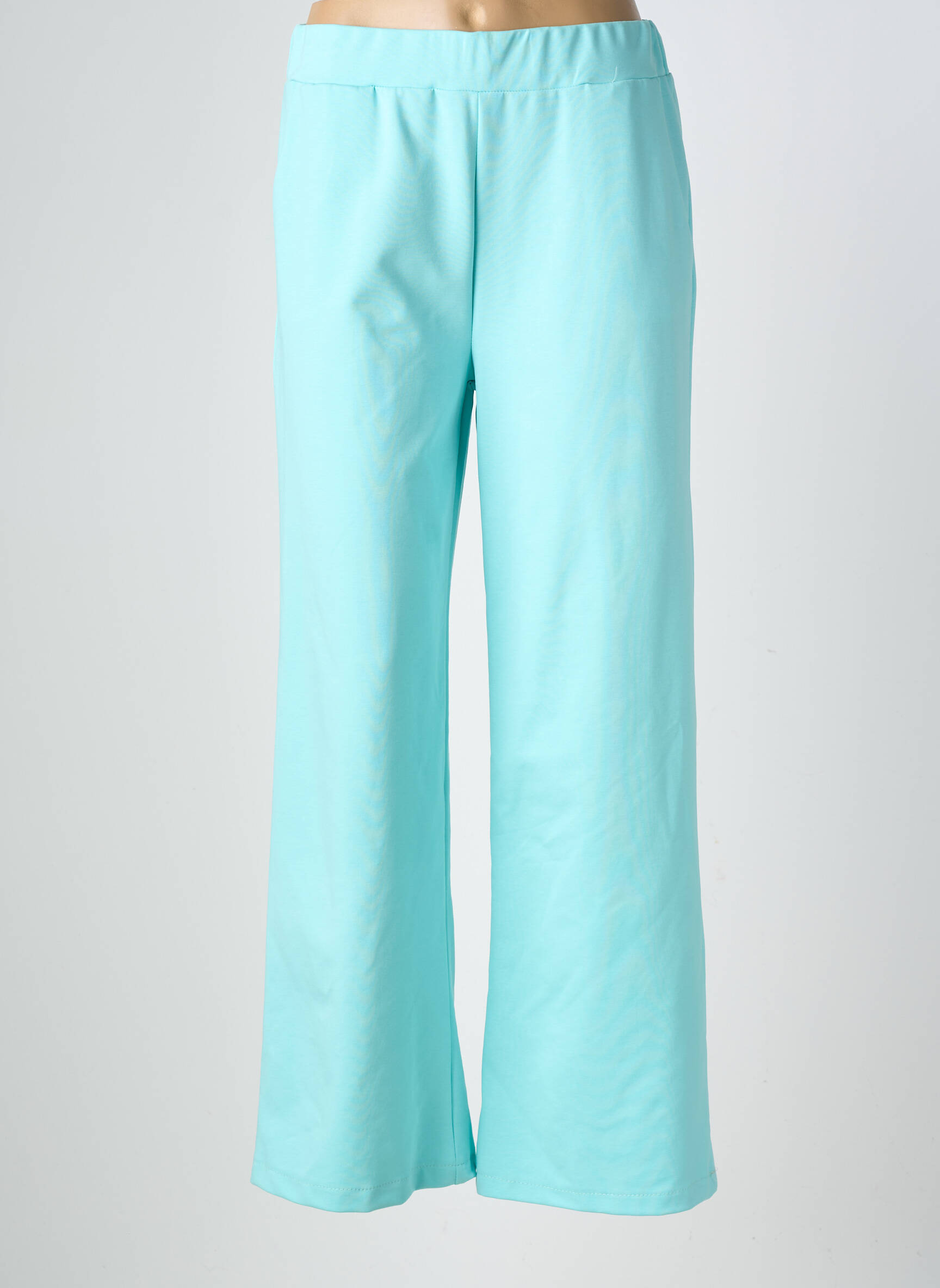 Pantalon large poches taille normale bleu WAY WAY femme