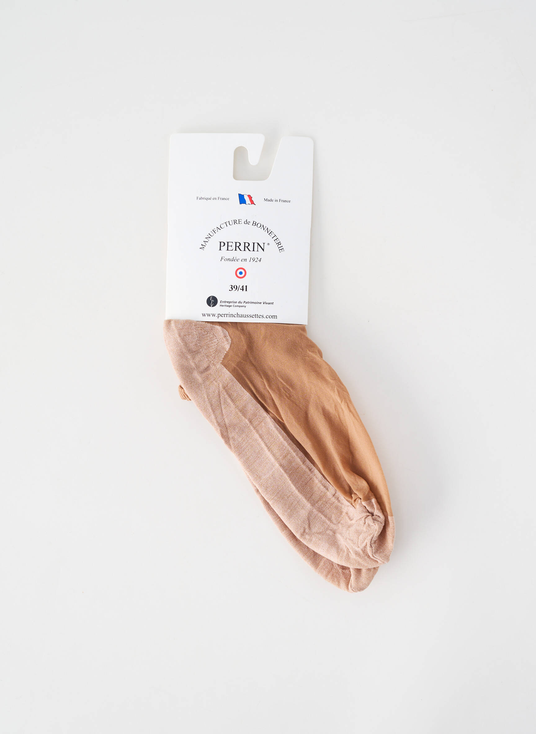 Bas stretch beige PERRIN femme