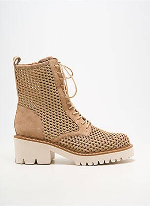Bottes bout rond talon de 4 à 6cm marron MAM'ZELLE femme