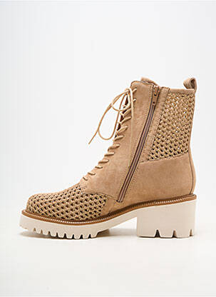 Bottes bout rond talon de 4 à 6cm marron MAM'ZELLE femme