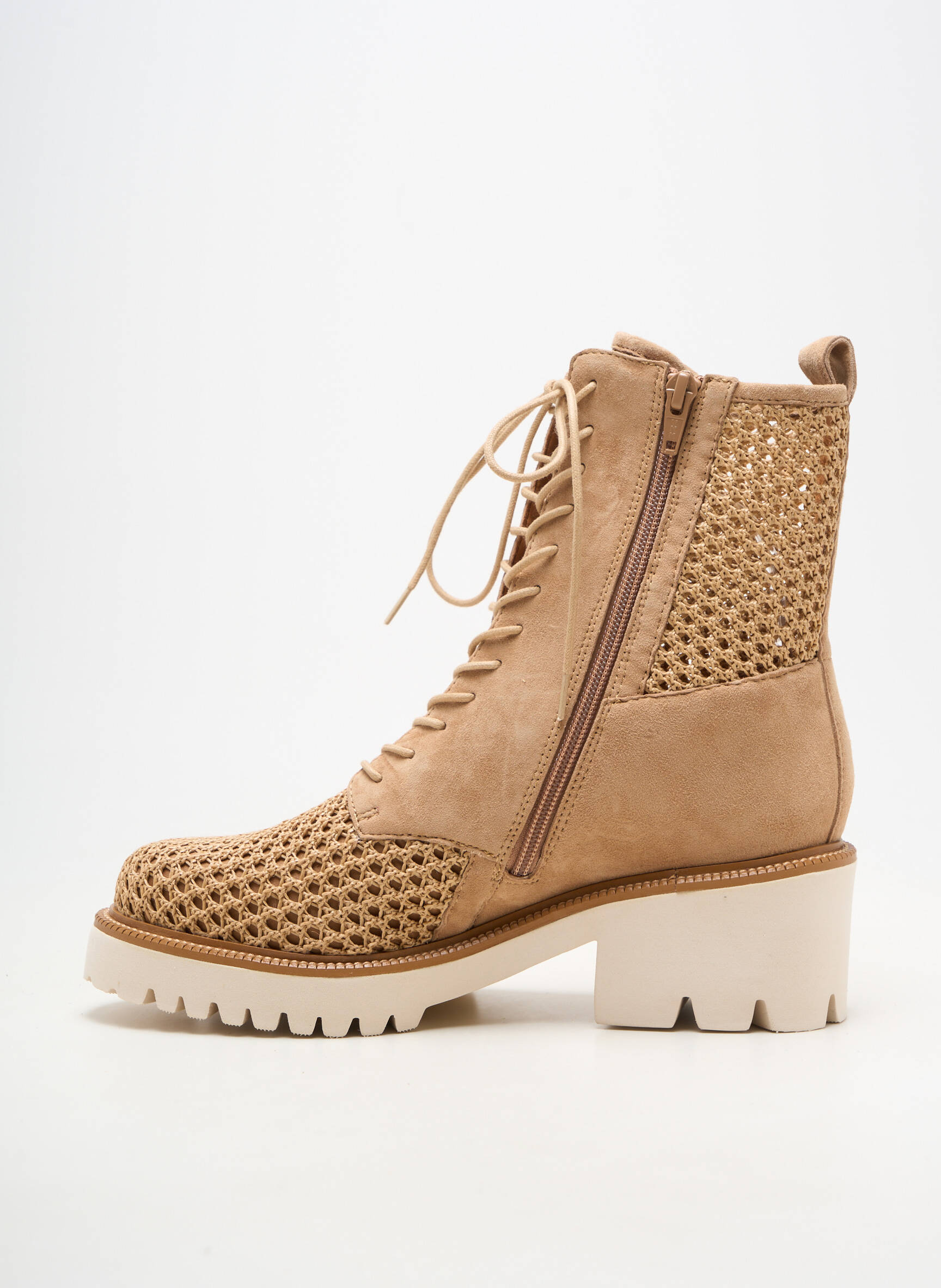 Bottes bout rond talon de 4 à 6cm marron MAM'ZELLE femme