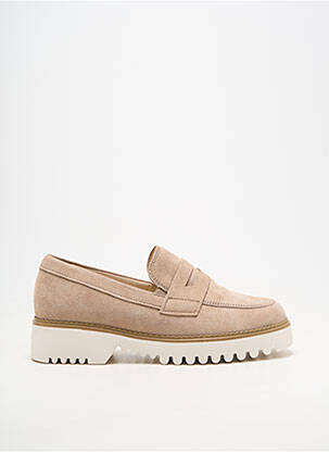 Mocassins bout rond talon de 4 à 6cm beige GABOR femme