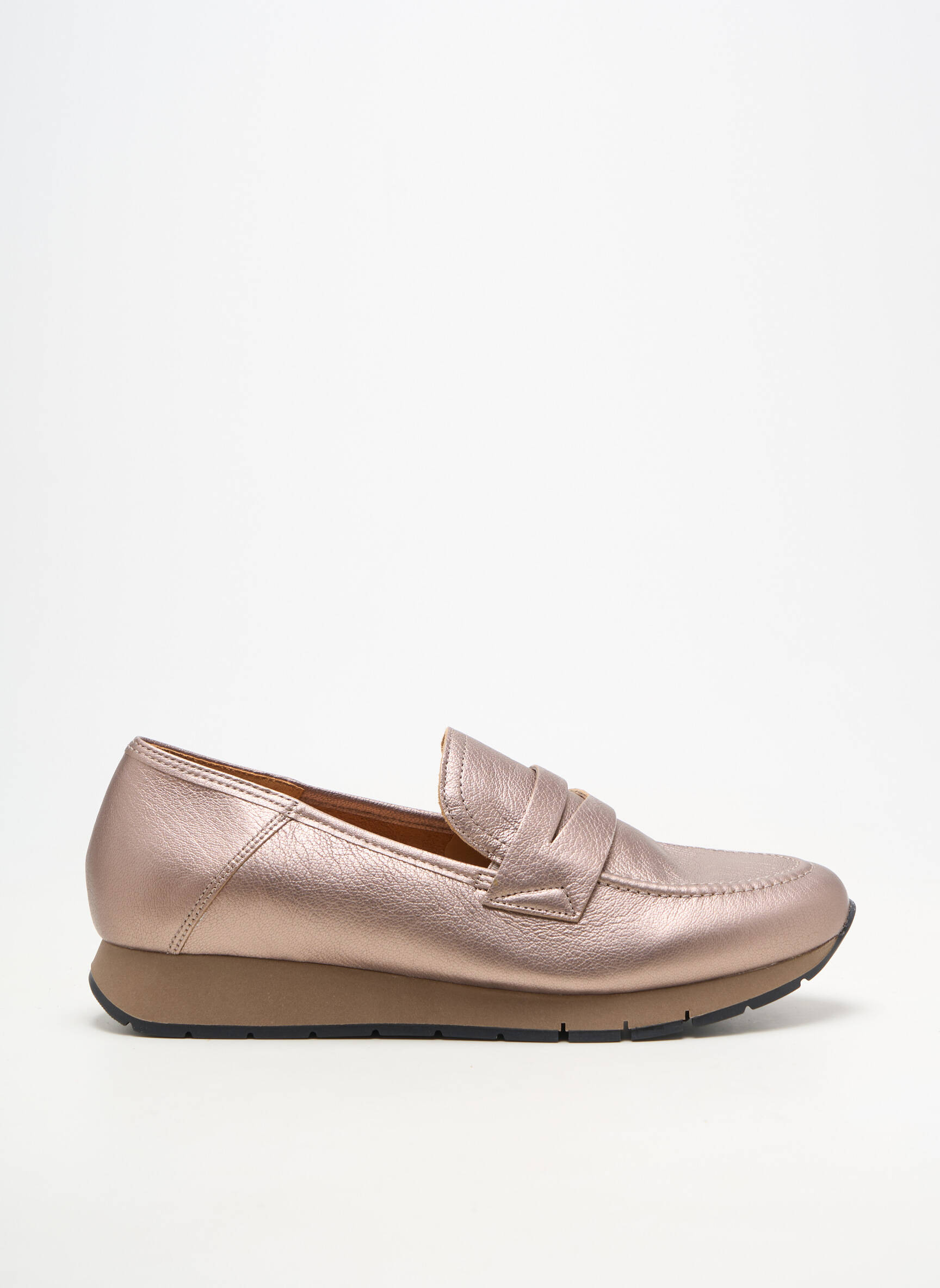 Mocassins matière lisse talon plat jusqu'à 3cm marron GABOR femme
