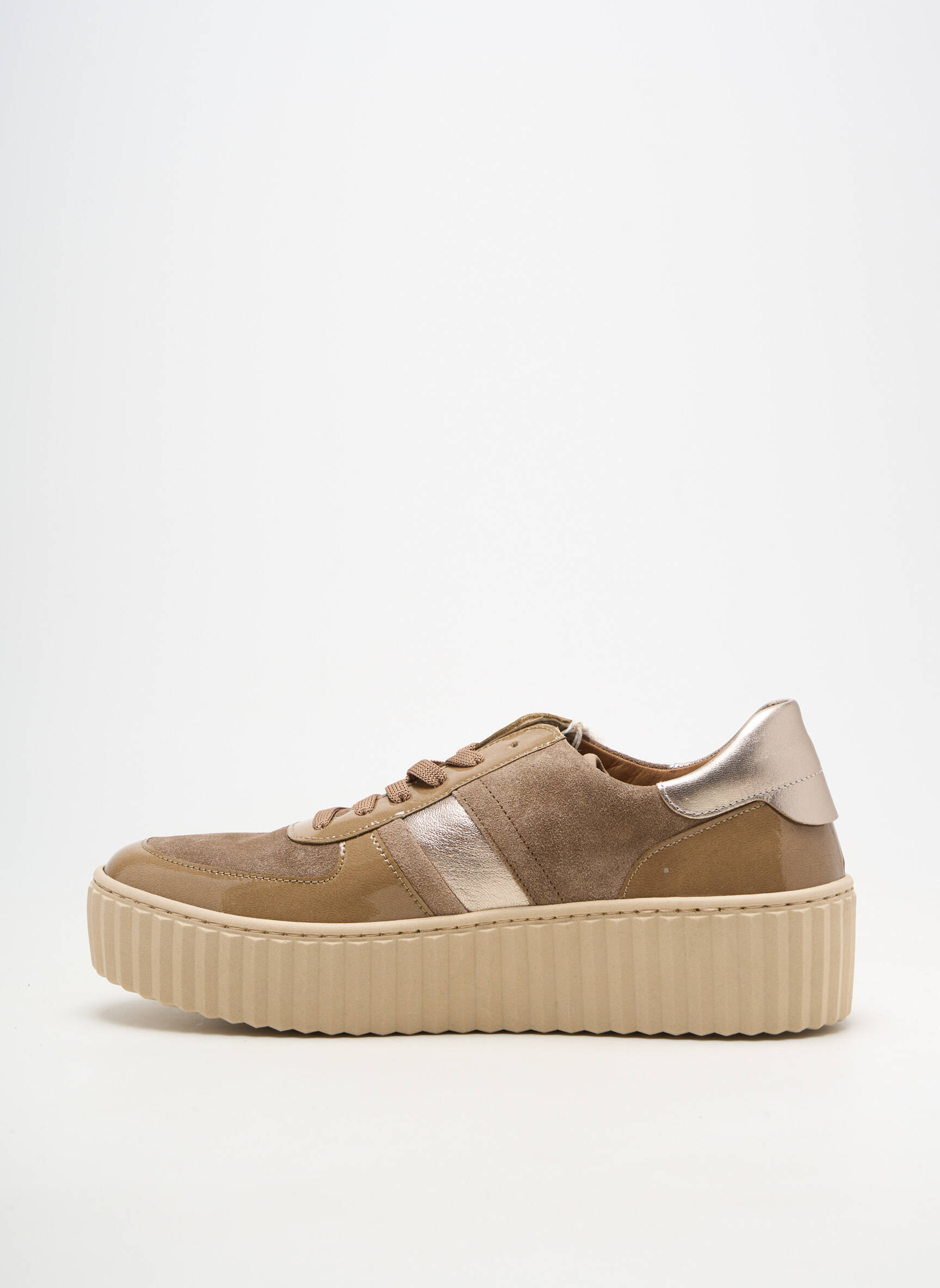 Baskets bout rond talon de 4 à 6cm marron GABOR femme