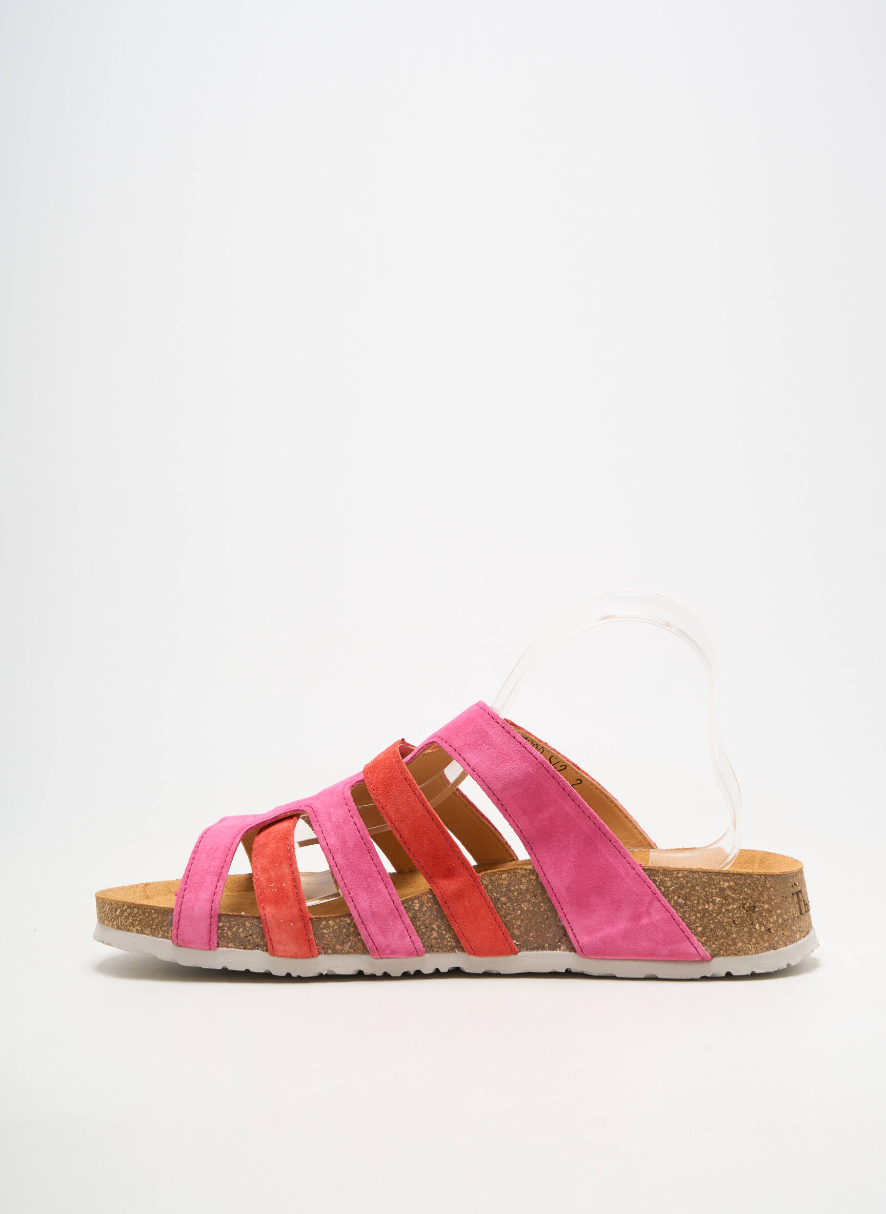 Sandales/nu pieds talon plat jusqu'à 3cm rose THINK! femme