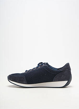 Baskets bout rond talon plat jusqu'à 3cm bleu ARA femme
