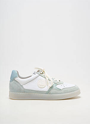 Baskets matière lisse talon plat jusqu'à 3cm blanc GEO-REINO femme